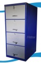 Archivero de 4 cajas chapa independiente